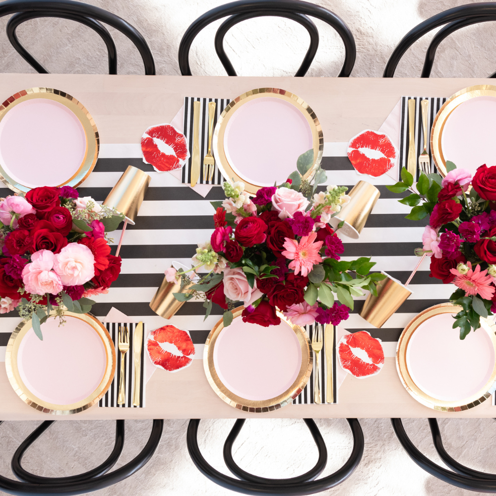 Die-Cut Lip Cocktail Napkins
