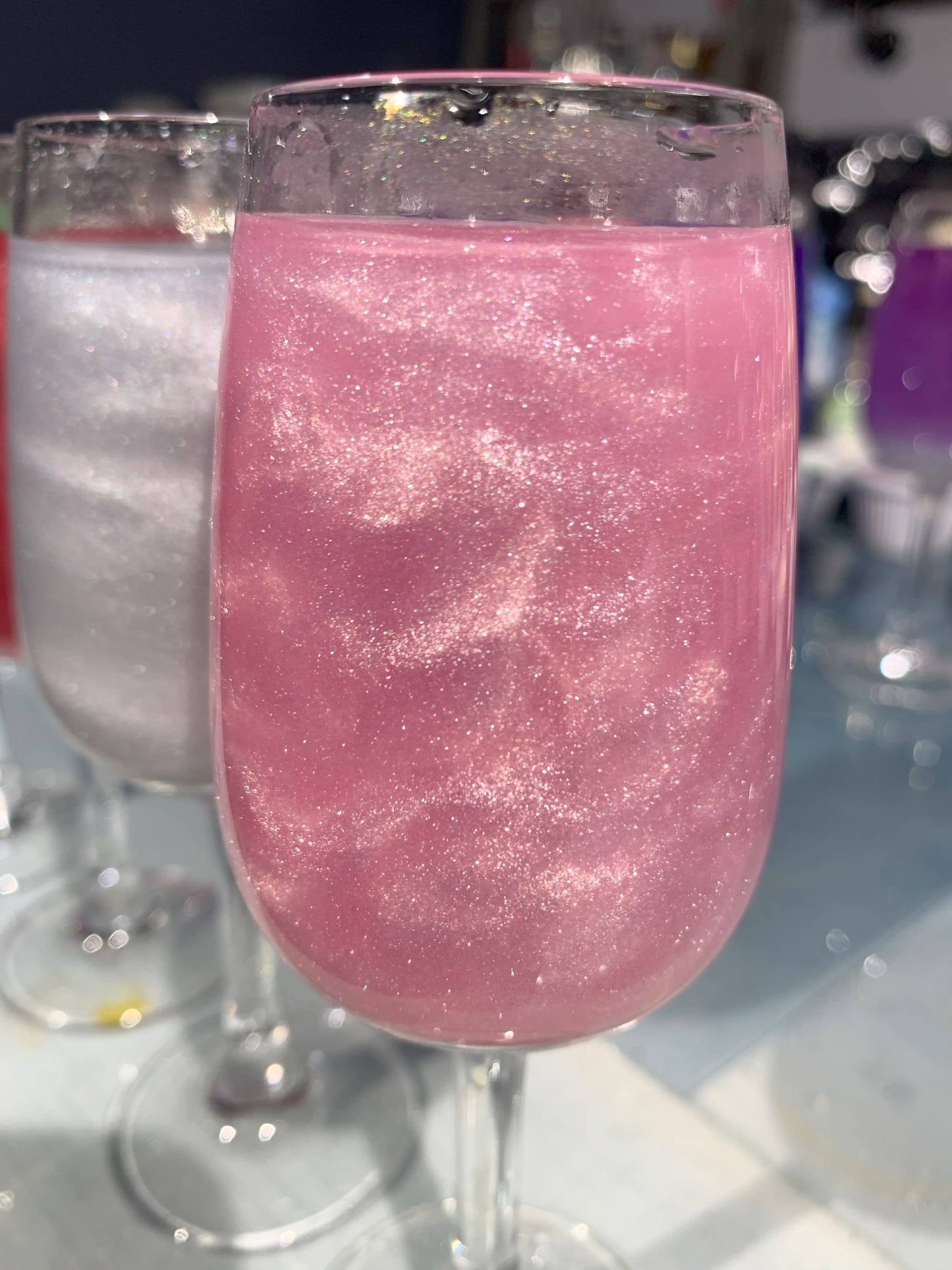 Snowy River Cocktail Glitter Baby Pink
