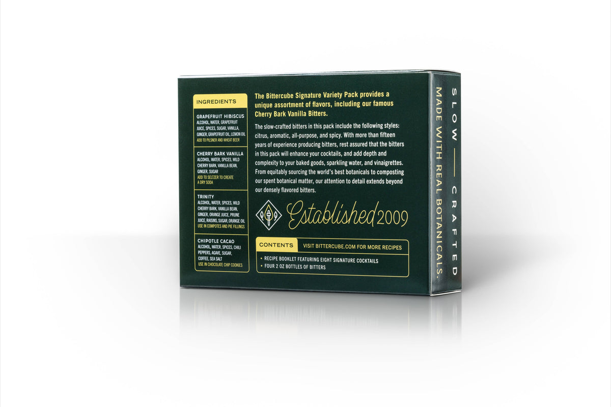 Odonko Bitters Box Bittercube Signature Variety Pack With Cherry Bark Vanilla Bitters ...