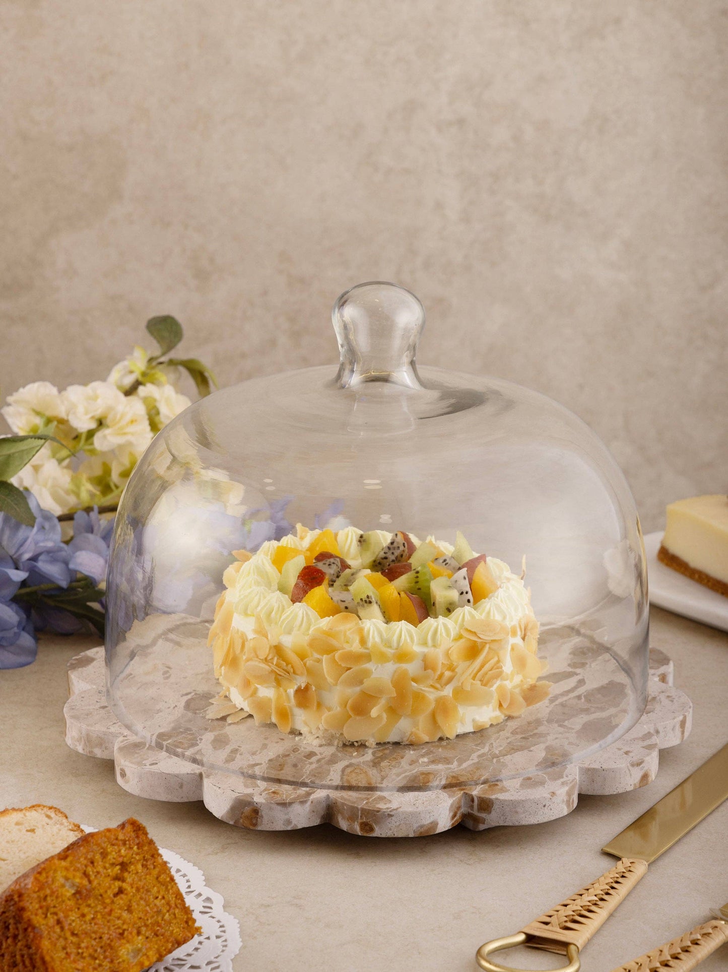 Viola Serving Board with Cloche