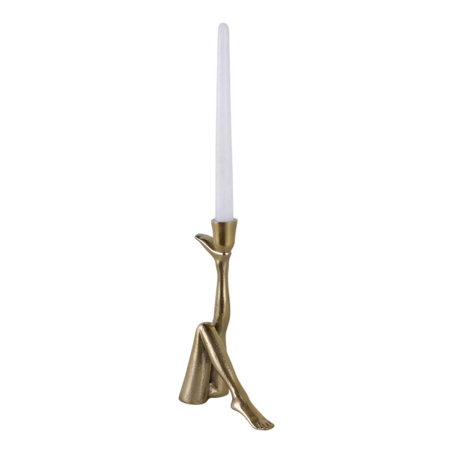Metal Leg Up Modern Taper Candle Holder