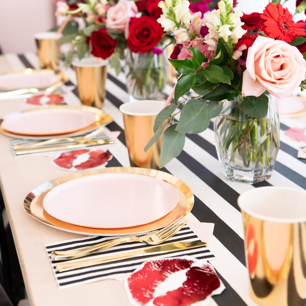 Die-Cut Lip Cocktail Napkins