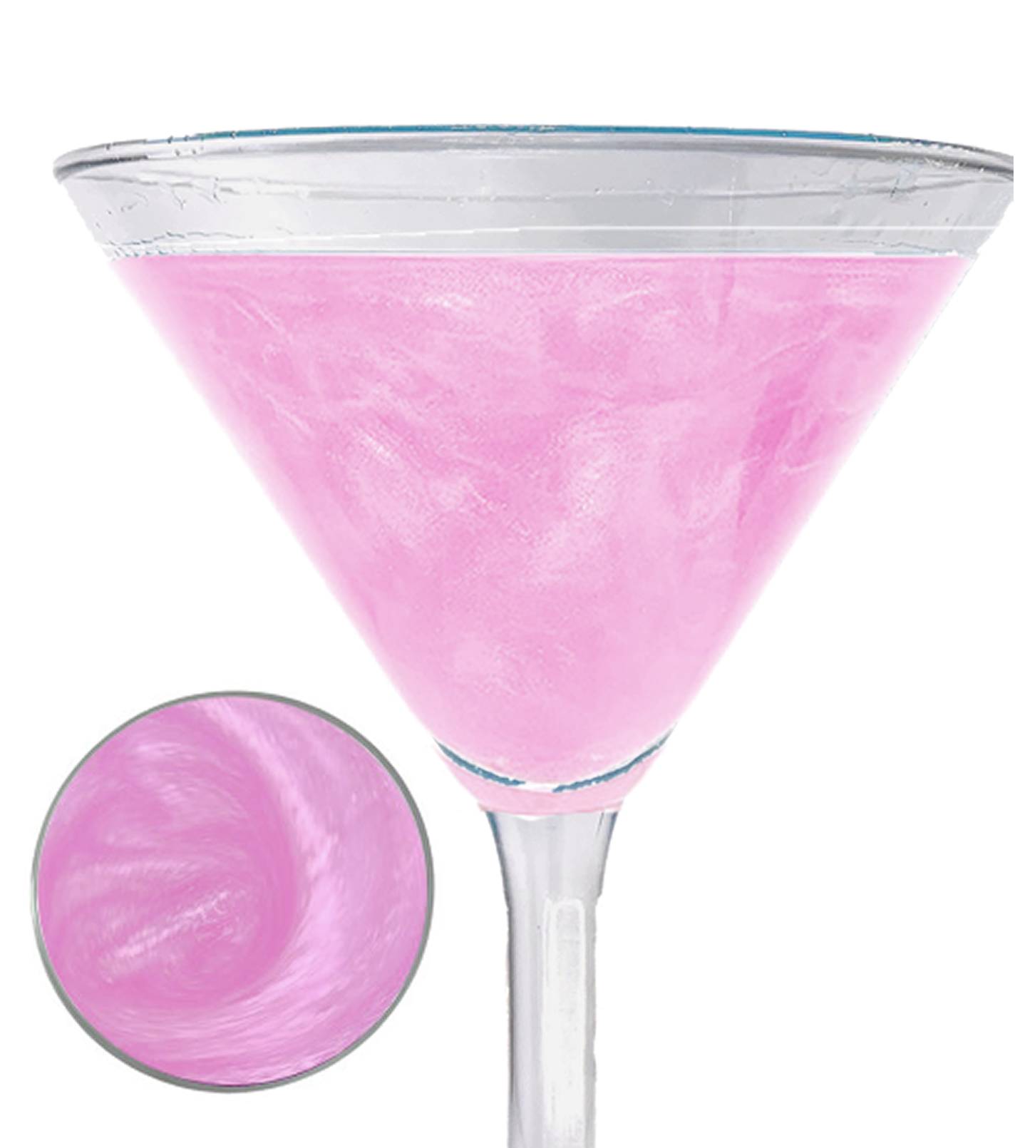 Snowy River Cocktail Glitter Baby Pink