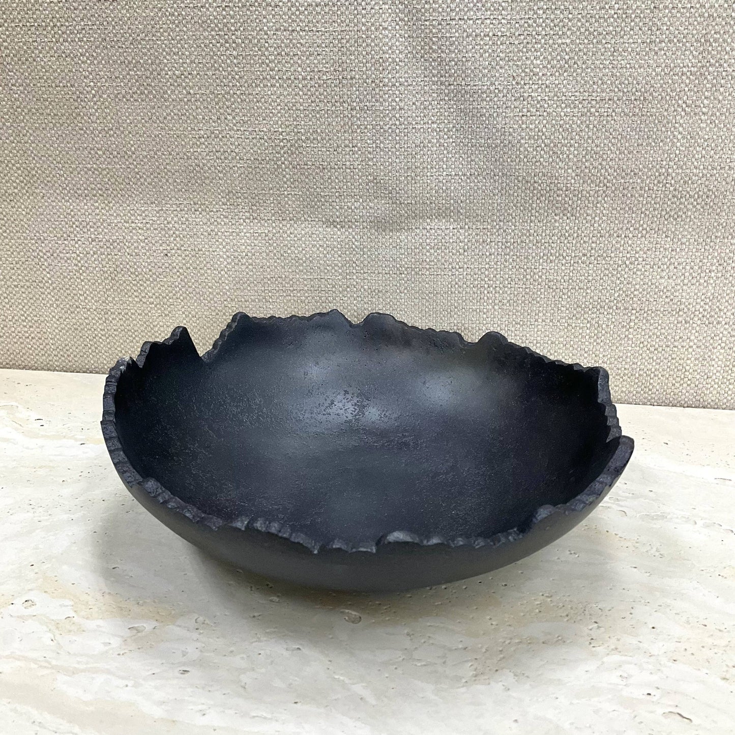 Black Round Cut Bowl