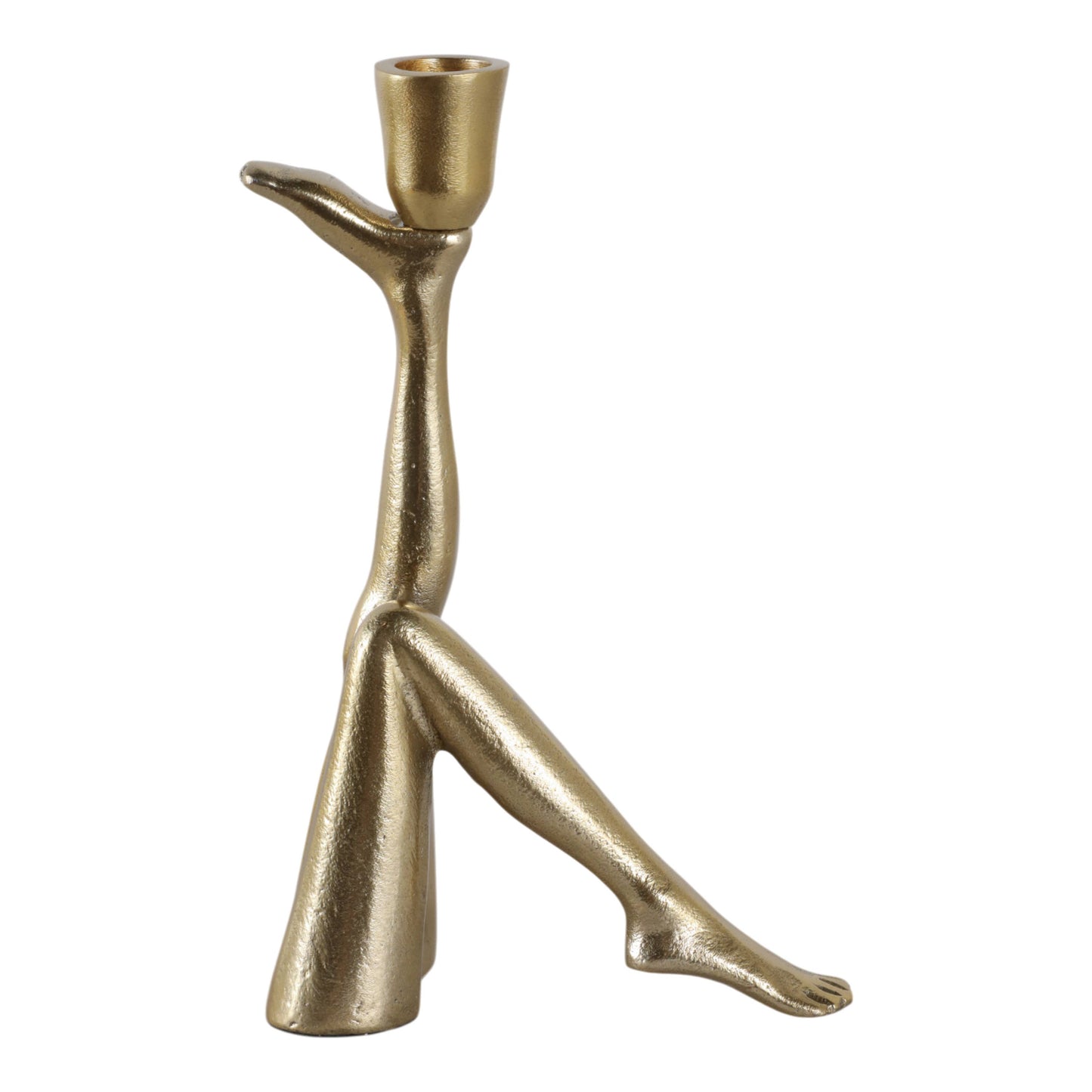 Metal Leg Up Modern Taper Candle Holder