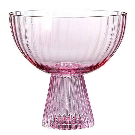 Coupe Glass - Light/Dark Pink