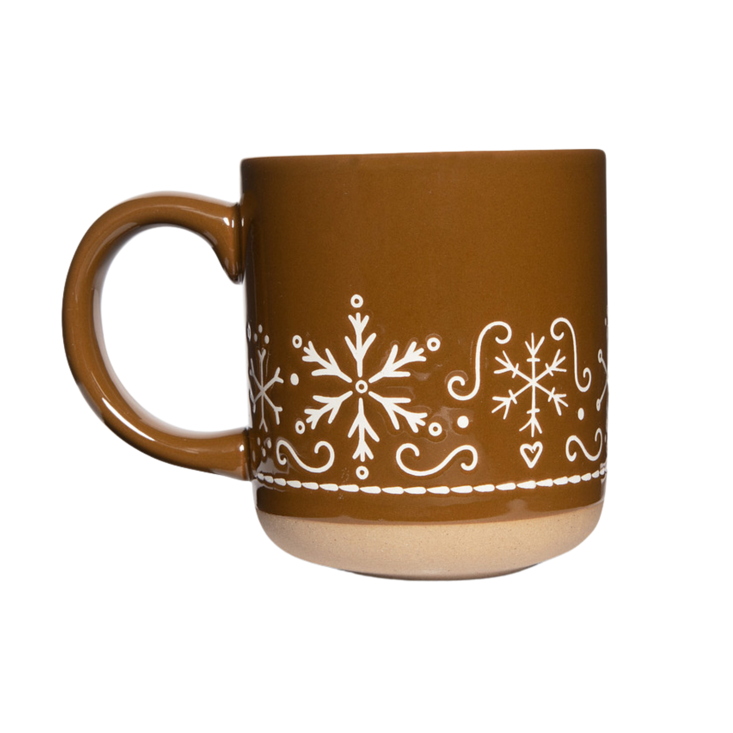 Gingerbread Stoneware Coffee Mug – Amber Hour